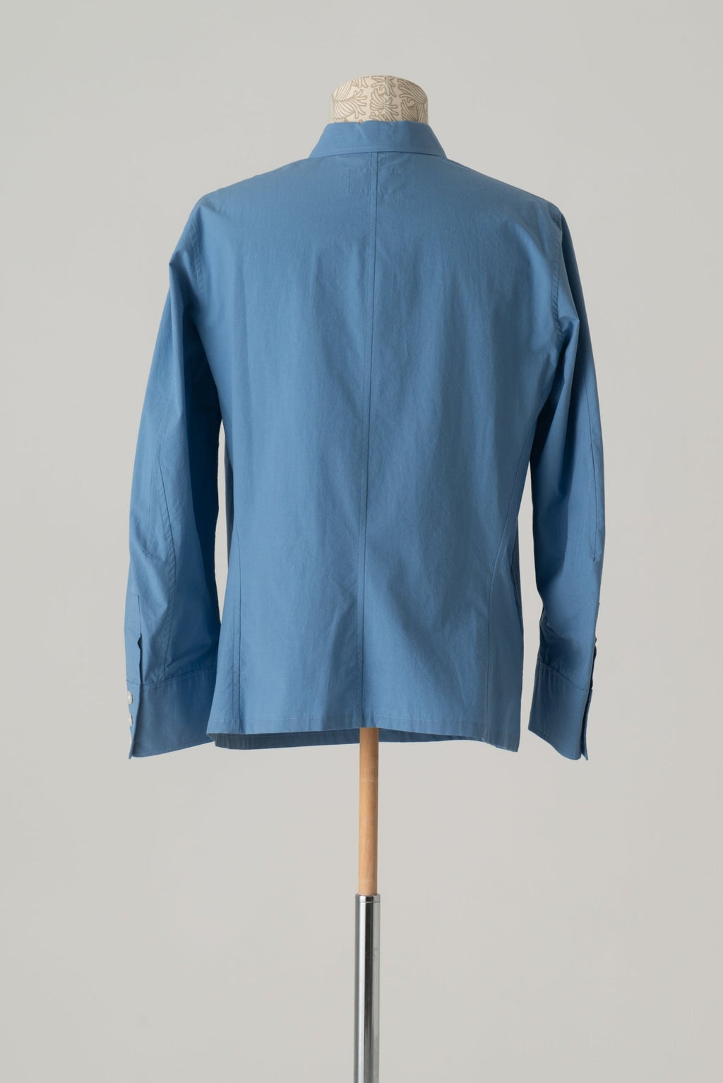 Shirt 18752 - Cotton100% Typewriter - Ash Blue - Christopher Nemeth - Tops - Wholesale AW24 - 9 - 000079 - 03