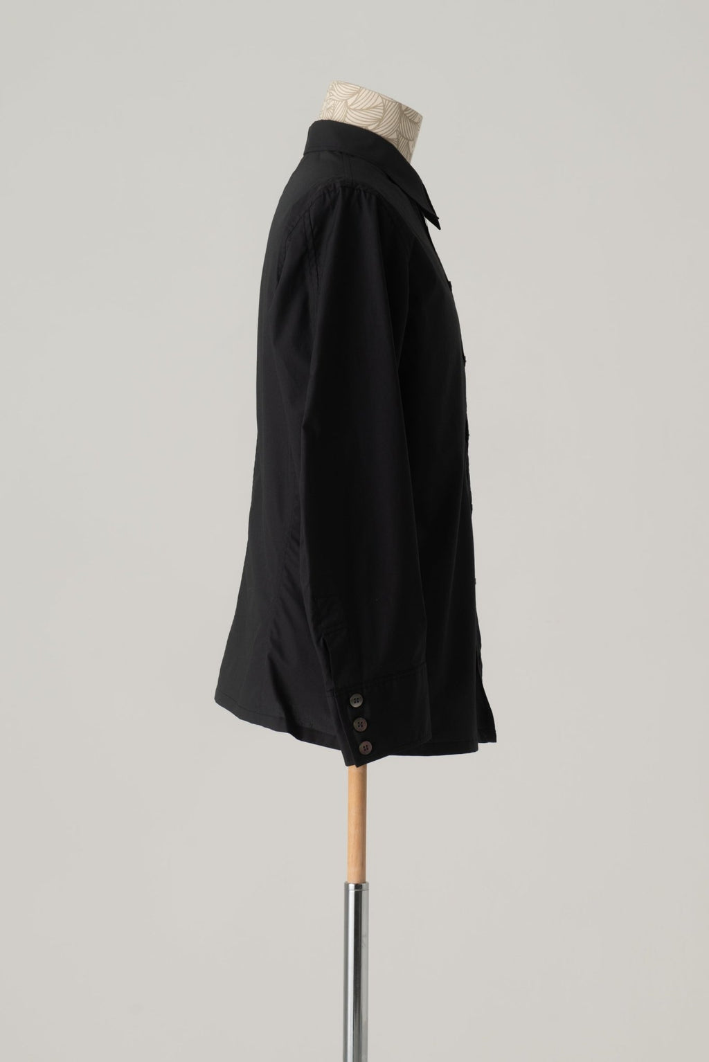 Shirt 18752 - Cotton100% Typewriter - Black - Christopher Nemeth - Tops - Wholesale AW24 - 9 - 000077 - 03