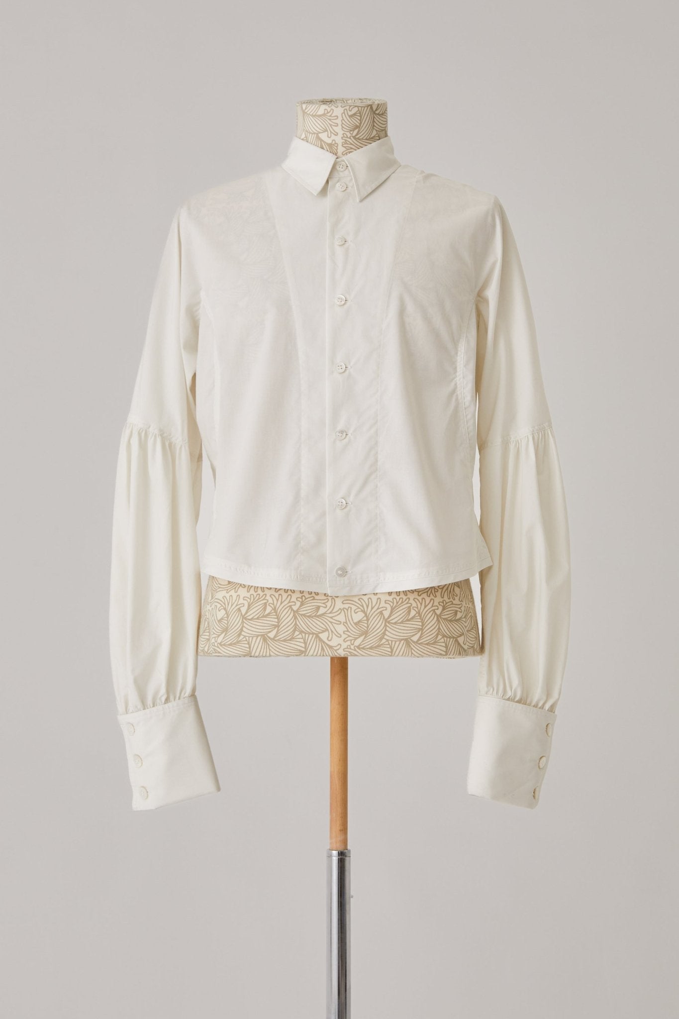 Shirt 203C - Cotton100% Typewriter - Off White - Christopher Nemeth - Tops - Wholesale AW24 - 9 - 000049 - 00