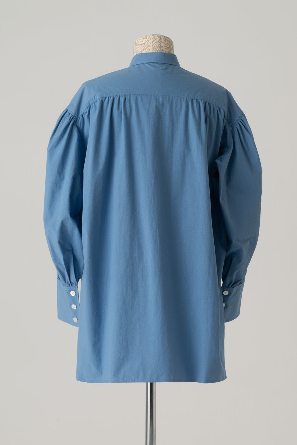 Shirt 581 - Cotton100% Typewriter - Ash Blue - Christopher Nemeth - Tops - Wholesale AW24 - 9 - 000082 - 03