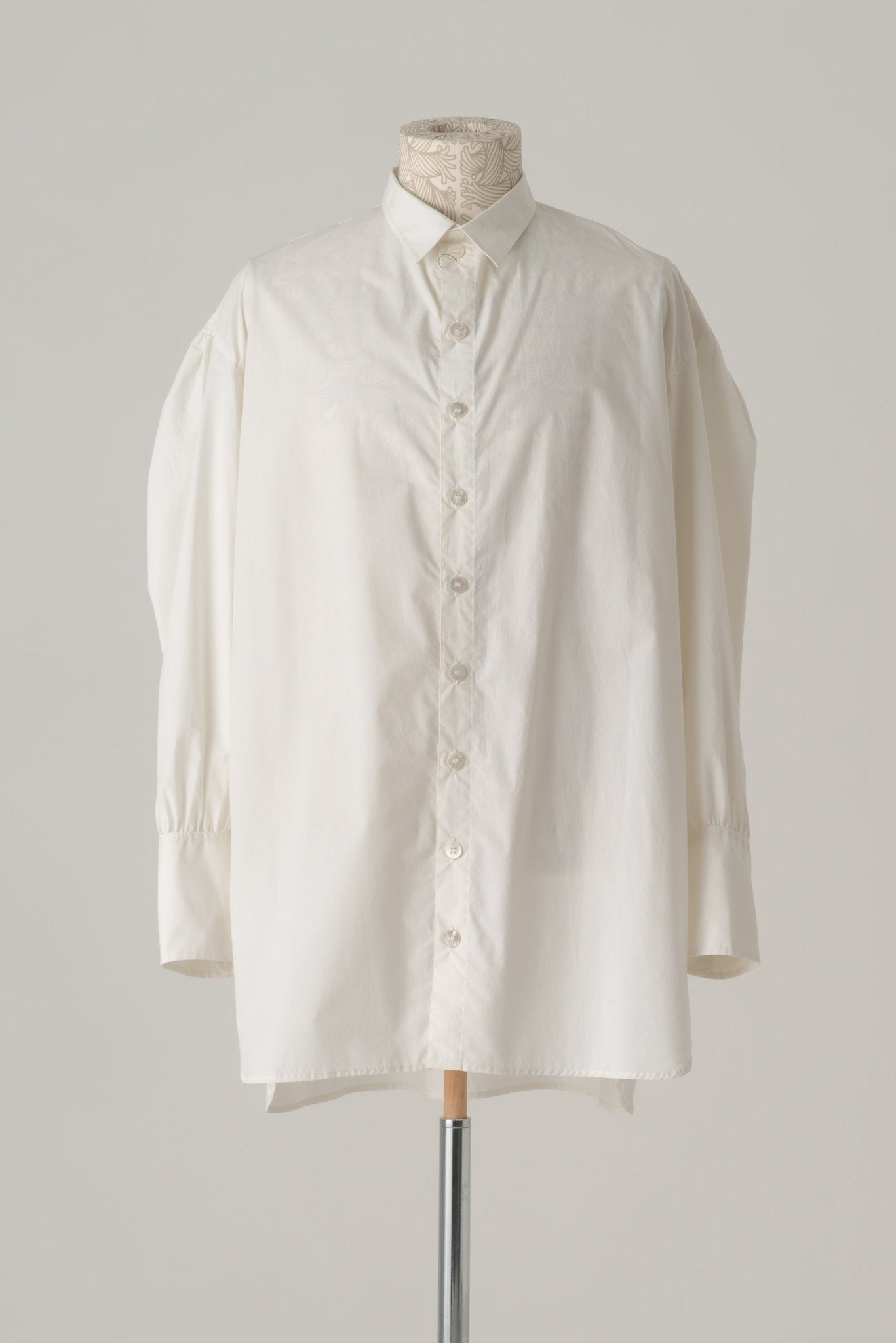 Shirt 581 - Cotton100% Typewriter - Off White - Christopher Nemeth - Tops - Wholesale AW24 - 9 - 000081 - 03