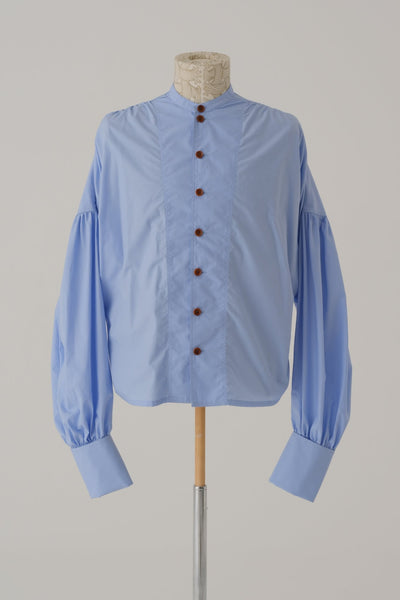 Shirt 87 - Cotton 100% Typewriter - Sky - Blue - Christopher Nemeth - Shirt - Wholesale SS25 - 9 - 000000012 - 00