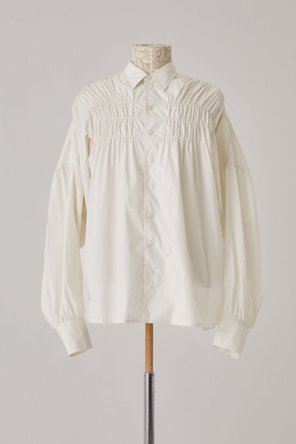Shirt 87C - Cotton100% Typewriter - Off White - Christopher Nemeth - Tops - Wholesale AW24 - 9 - 000052 - 03