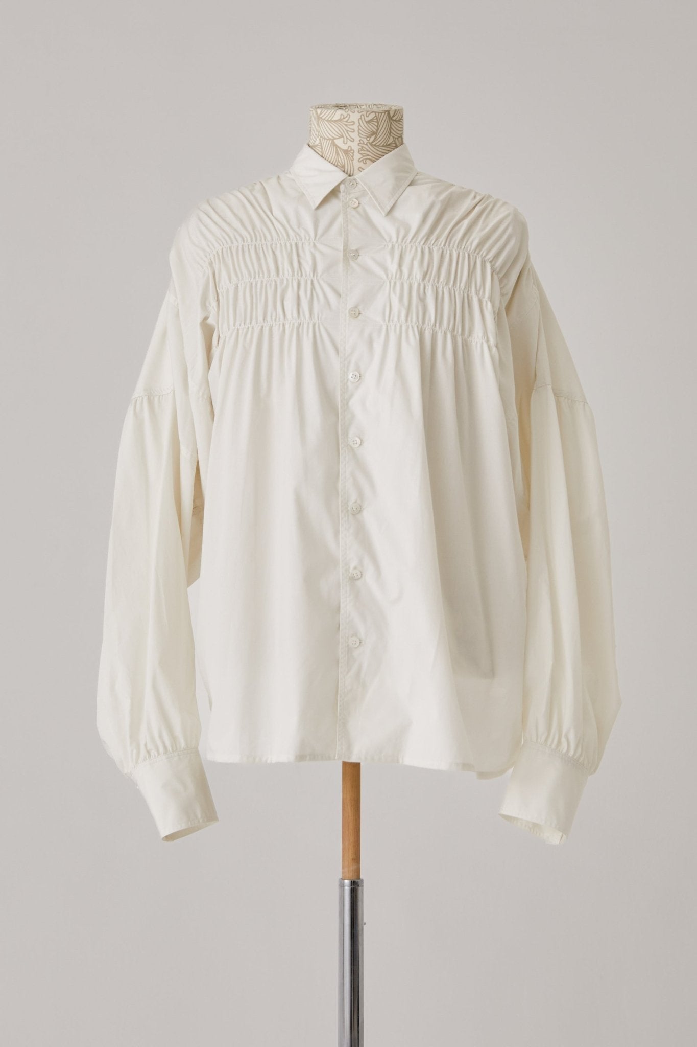 Shirt 87C - Cotton100% Typewriter - Off White - Christopher Nemeth - Tops - Wholesale AW24 - 9 - 000052 - 03