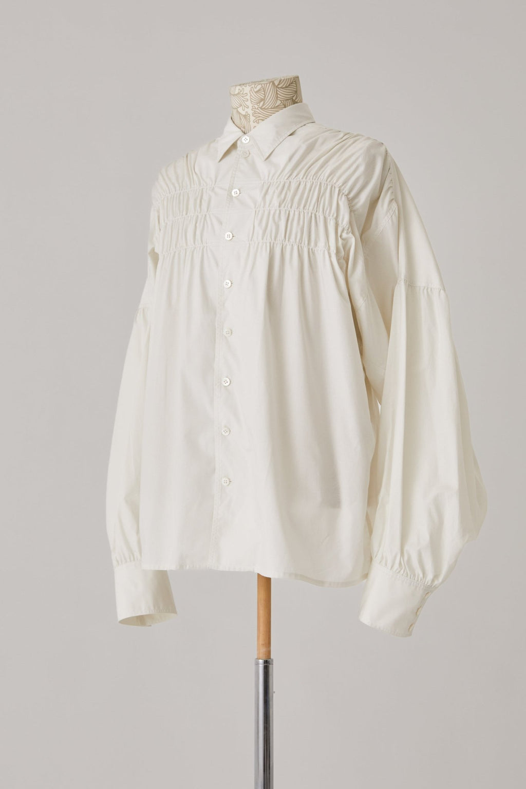 Shirt 87C - Cotton100% Typewriter - Off White - Christopher Nemeth - Tops - Wholesale AW24 - 9 - 000052 - 03
