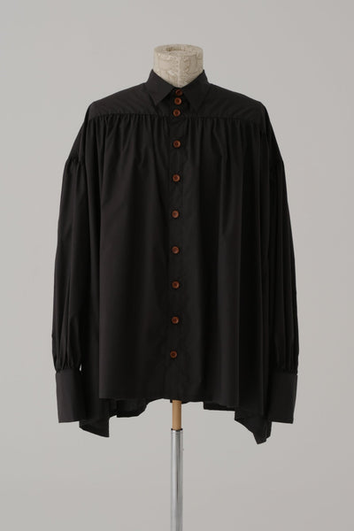 Shirt 88B - Cotton 100% Typewriter - Black - Christopher Nemeth - Shirt - Wholesale SS25 - 9 - 000000033 - 00