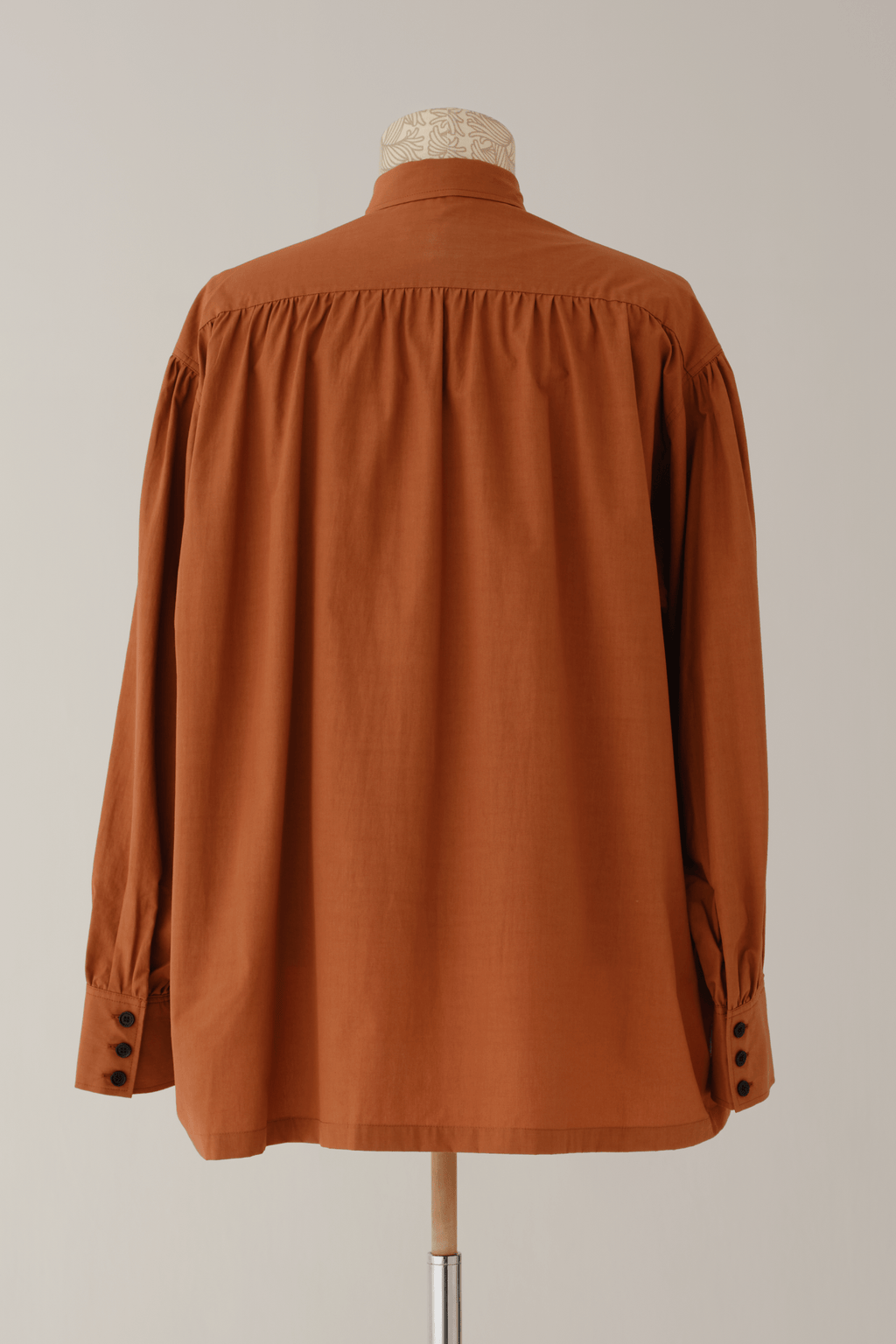 Shirt 893 - Organic Cotton100% Broad - 89 Pattern Rope - Sienna - Christopher Nemeth - Tops - Online Store - 0-01592-03