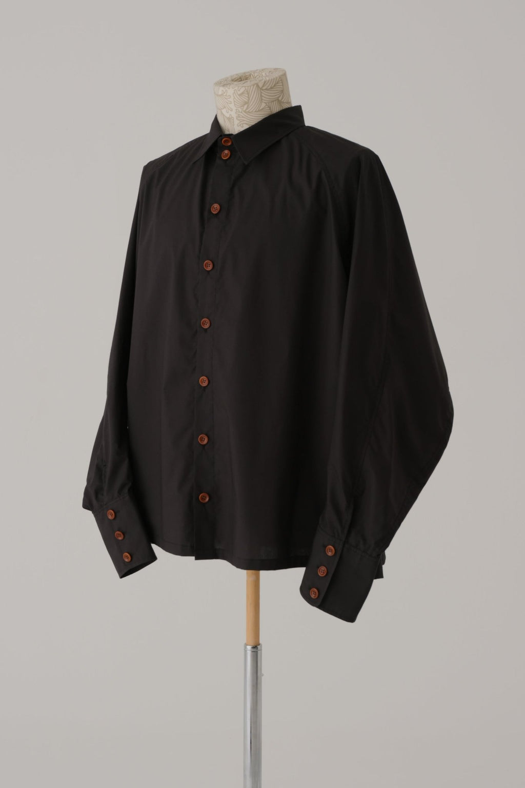 Shirt 988 - Cotton 100% Typewriter - Black - Christopher Nemeth - Shirt - Wholesale SS25 - 9 - 000000037 - 03