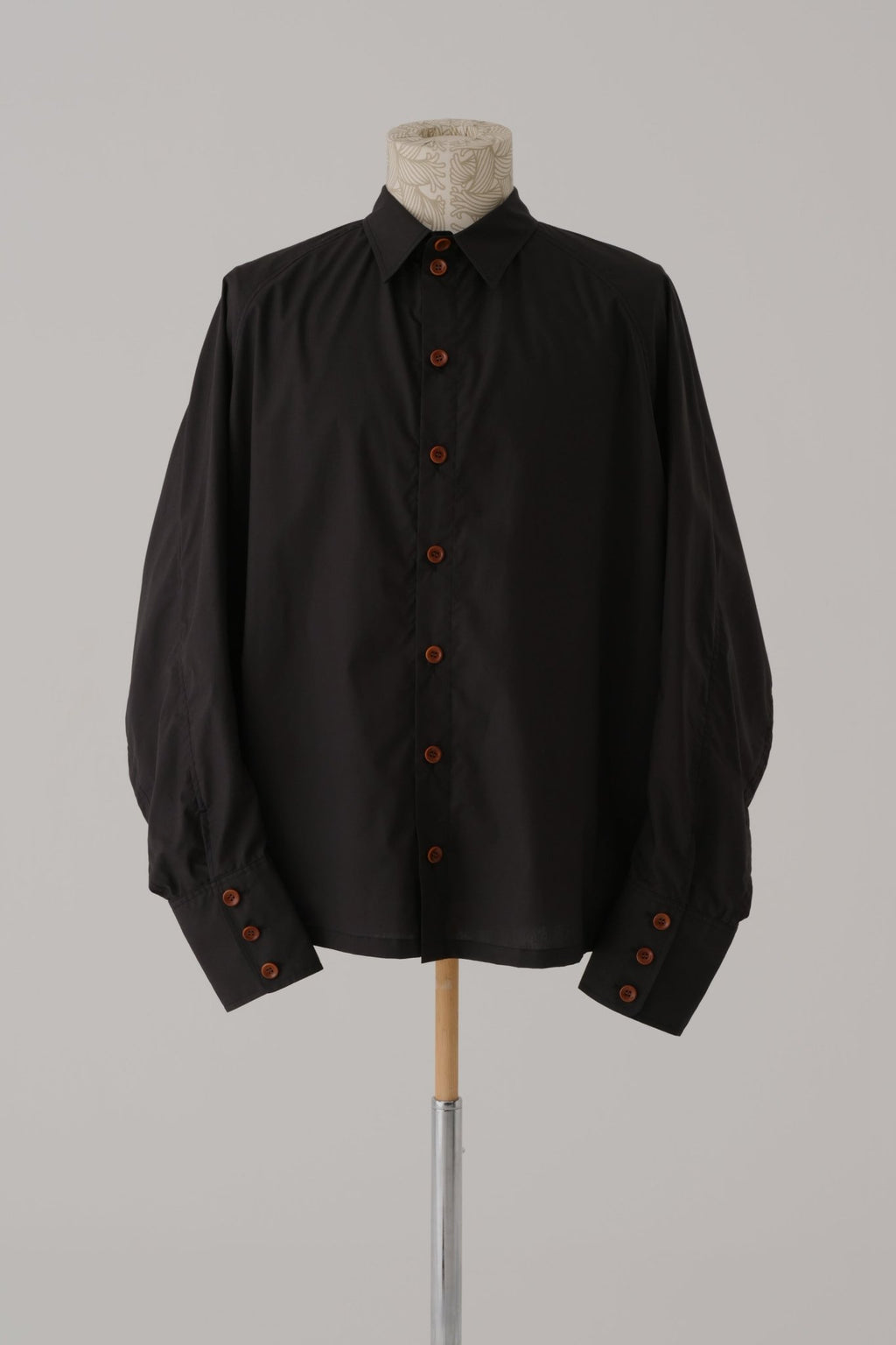 Shirt 988 - Cotton 100% Typewriter - Black - Christopher Nemeth - Shirt - Wholesale SS25 - 9 - 000000037 - 03
