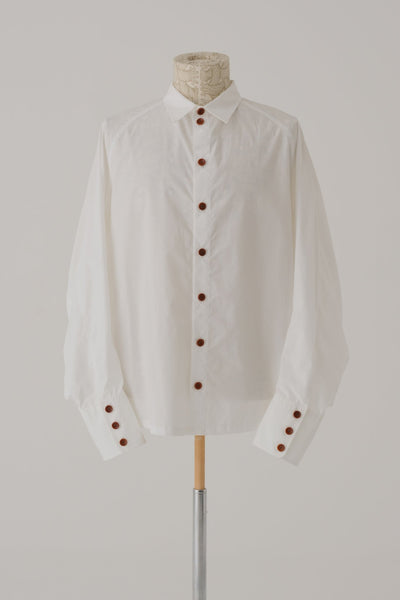 Shirt 988 - Cotton 100% Typewriter - Off - White - Christopher Nemeth - Shirt - Wholesale SS25 - 9 - 000000038 - 03