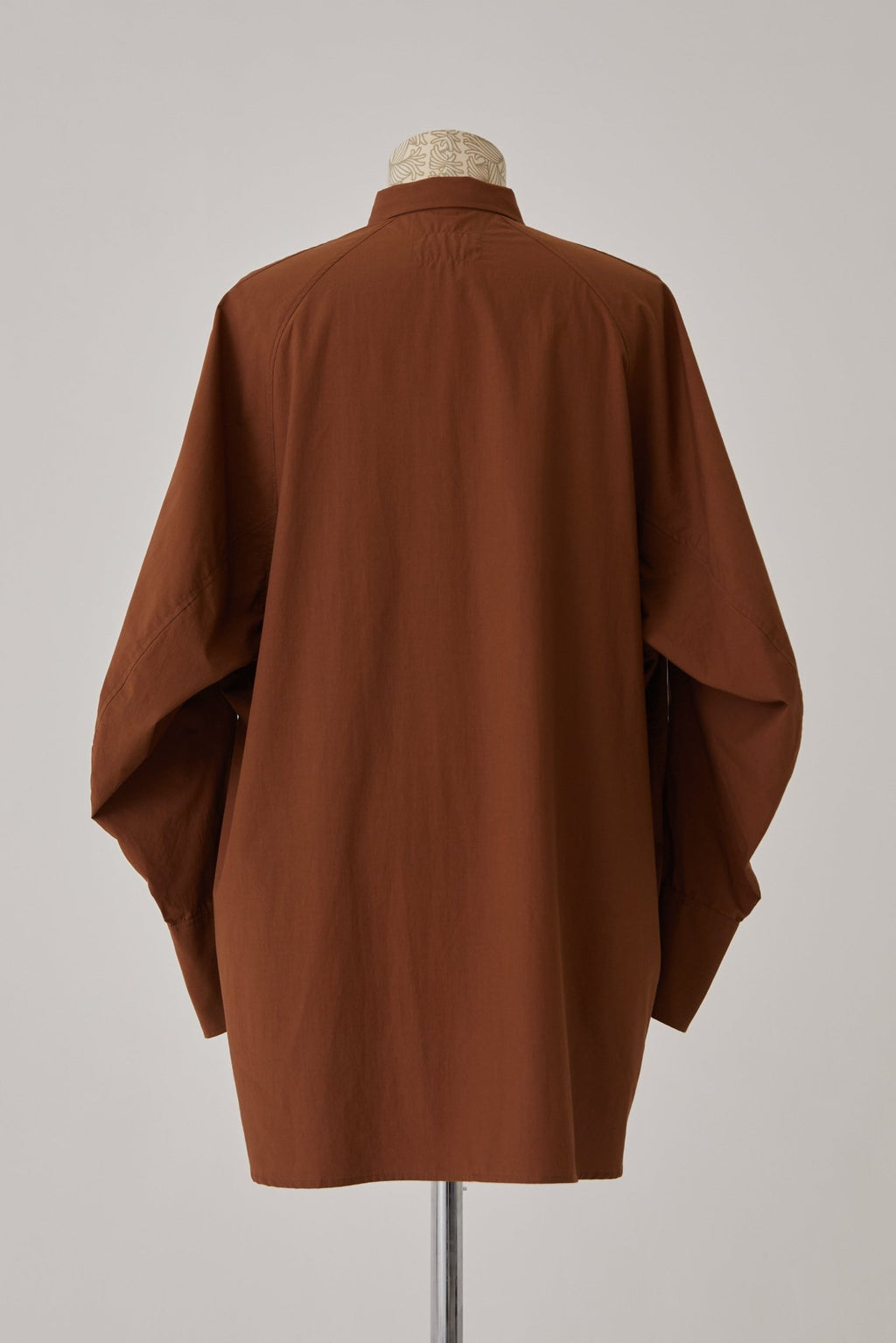 Shirt 988R - Cotton100% Typewriter - Brick - Christopher Nemeth - Tops - Wholesale AW24 - 9 - 000047 - 03