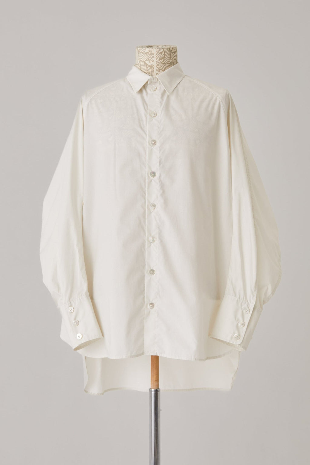 Shirt 988R - Cotton100% Typewriter - Off White - Christopher Nemeth - Tops - Wholesale AW24 - 9 - 000046 - 03