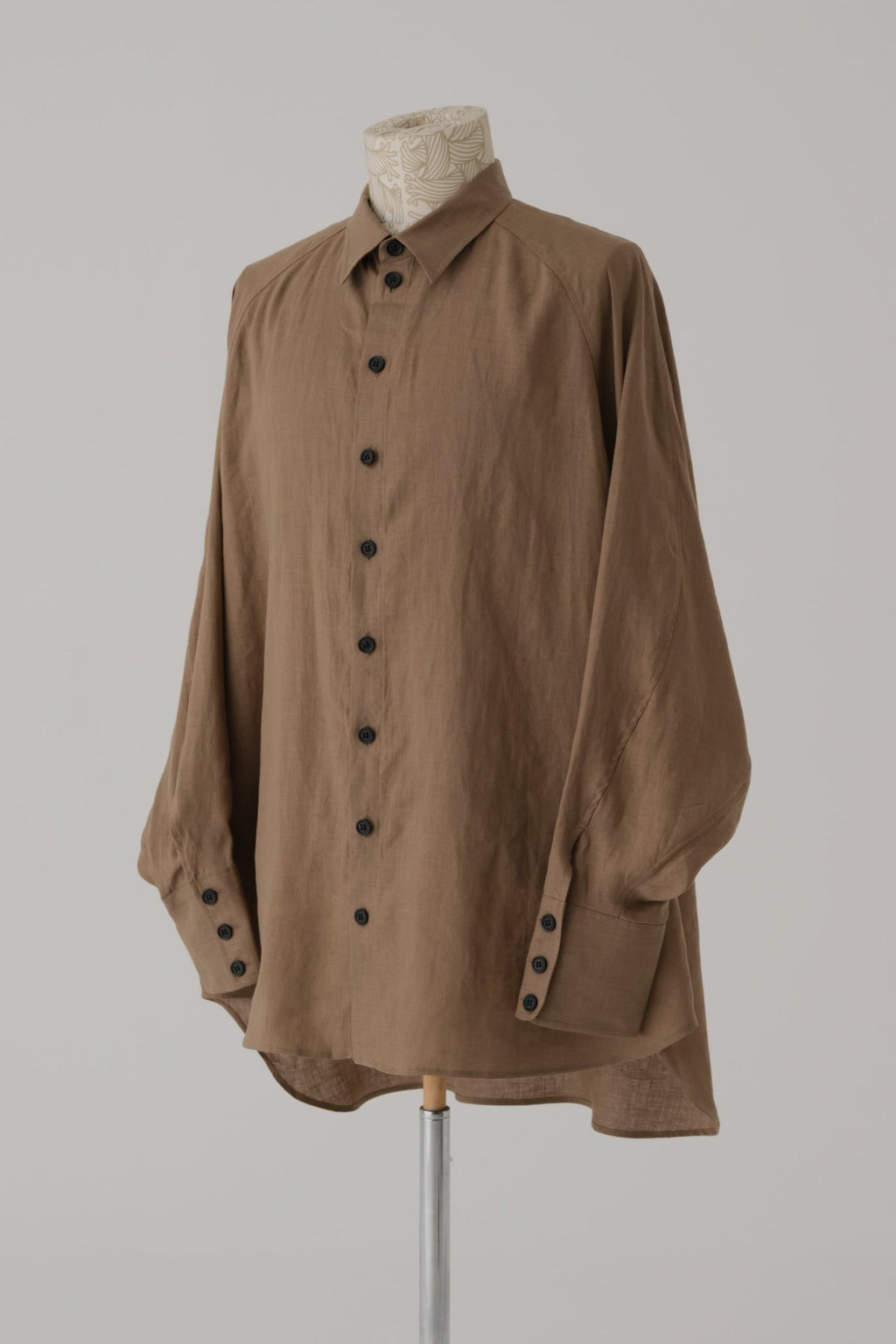 Shirt 988R - Linen 100% Soft Finish - Beige - Christopher Nemeth - Shirt - Wholesale SS25 - 9 - 000000054 - 03