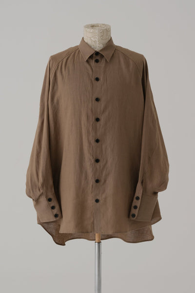 Shirt 988R - Linen 100% Soft Finish - Beige - Christopher Nemeth - Shirt - Wholesale SS25 - 9 - 000000054 - 03