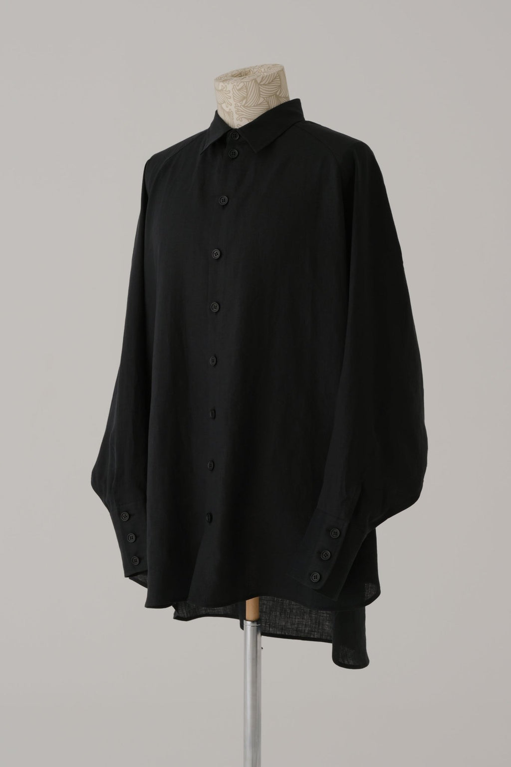 Shirt 988R - Linen 100% Soft Finish - Black - Christopher Nemeth - Shirt - Wholesale SS25 - 9 - 000000053 - 03
