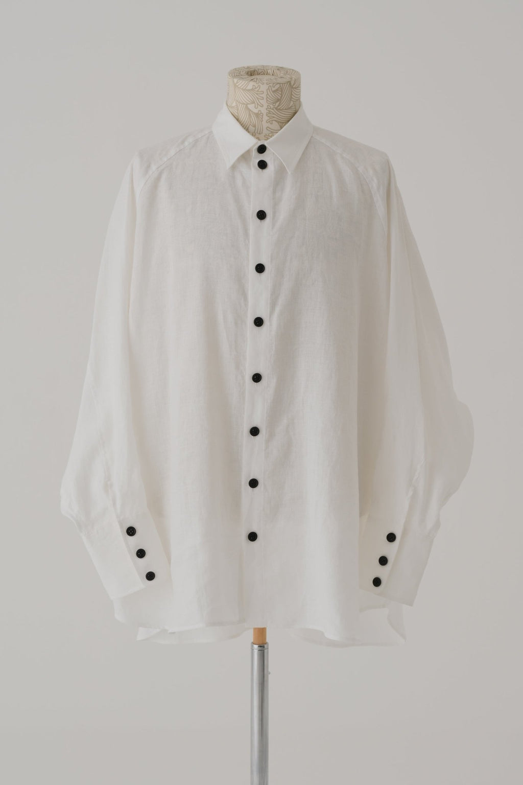 Shirt 988R - Linen 100% Soft Finish - Off - White - Christopher Nemeth - Shirt - Wholesale SS25 - 9 - 000000055 - 03
