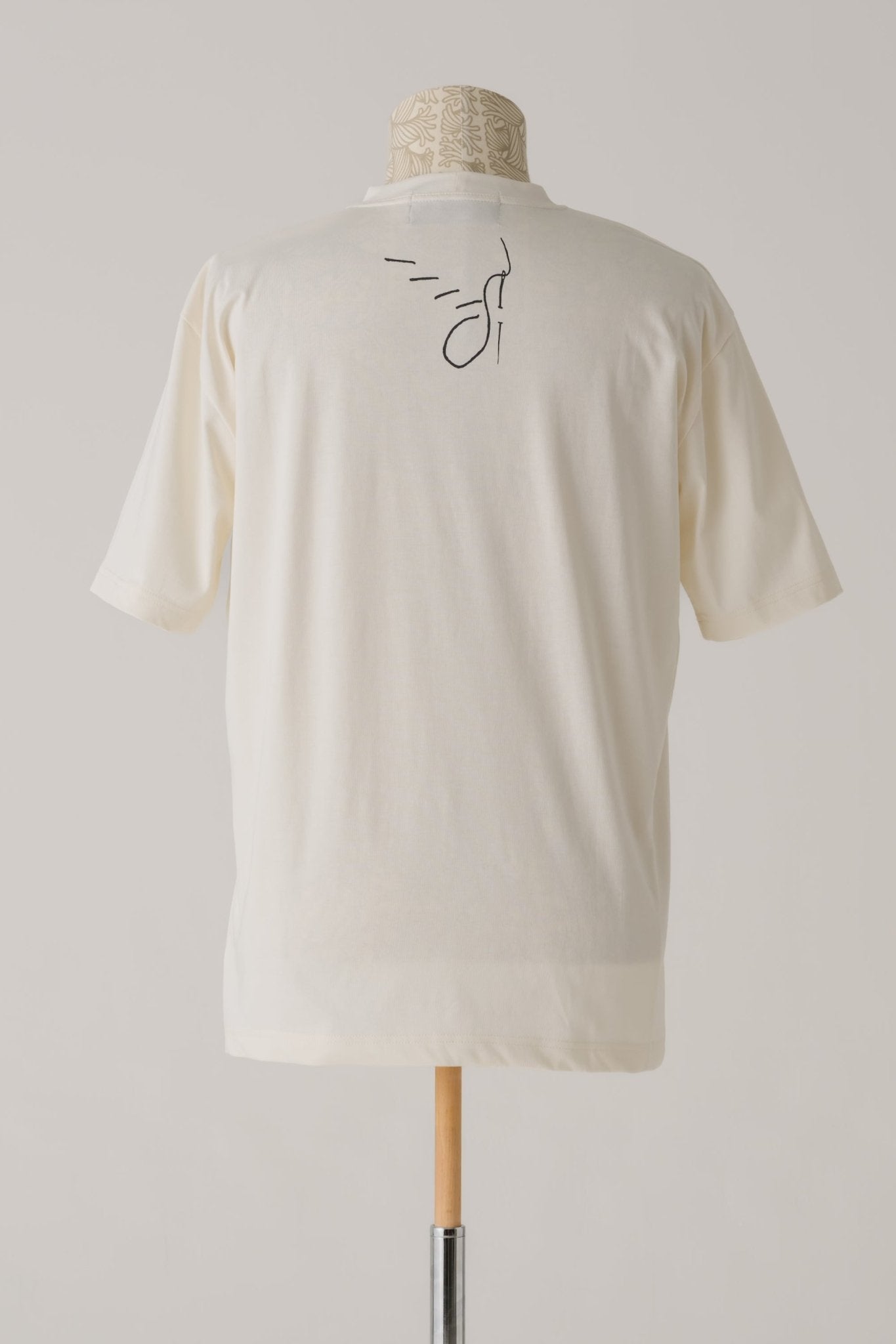 T-Shirt - Cotton 100% Jersey - Cut - Out Es - Off - White - Christopher Nemeth - T-Shirt - Wholesale SS25 - 9 - 000000064 - 03