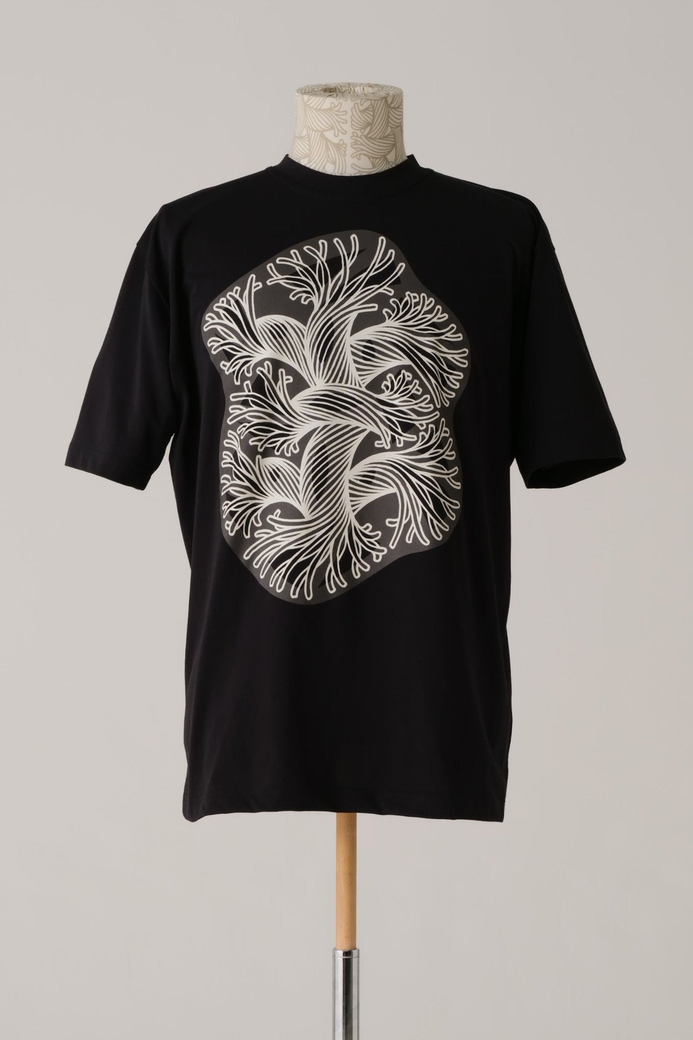 T-Shirt - Cotton 100% Jersey - Cut - Out Fray - Black - Christopher Nemeth - T-Shirt - Wholesale SS25 - 9 - 000000061 - 03