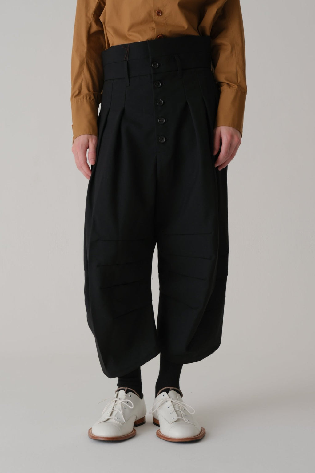 Trousers 20 - Wool 100% Tropical - Black - Christopher Nemeth - Trousers - Wholesale SS25 - 9 - 000000005 - 02