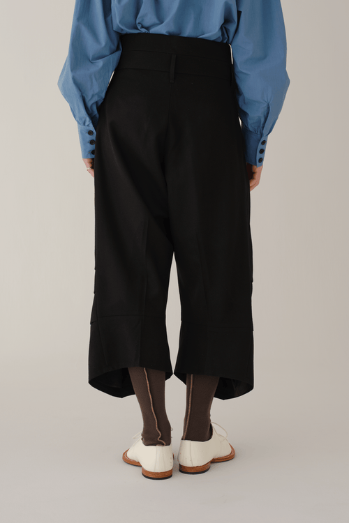 極美品 kolor rugged serge trousers size2 Trousers 20- Wool100% Army Serge- Black – Christopher Nemeth