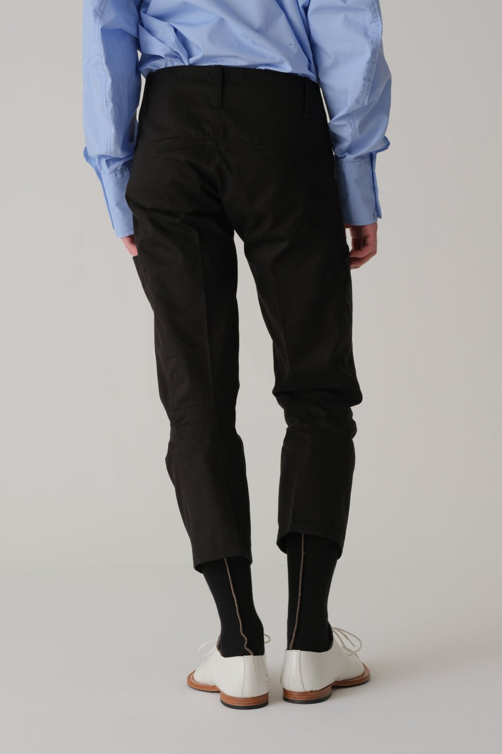 Trousers 2036 - Organic Cotton 100% Drill - Black - Christopher Nemeth - Trousers - Wholesale SS25 - 9 - 000000052 - 03