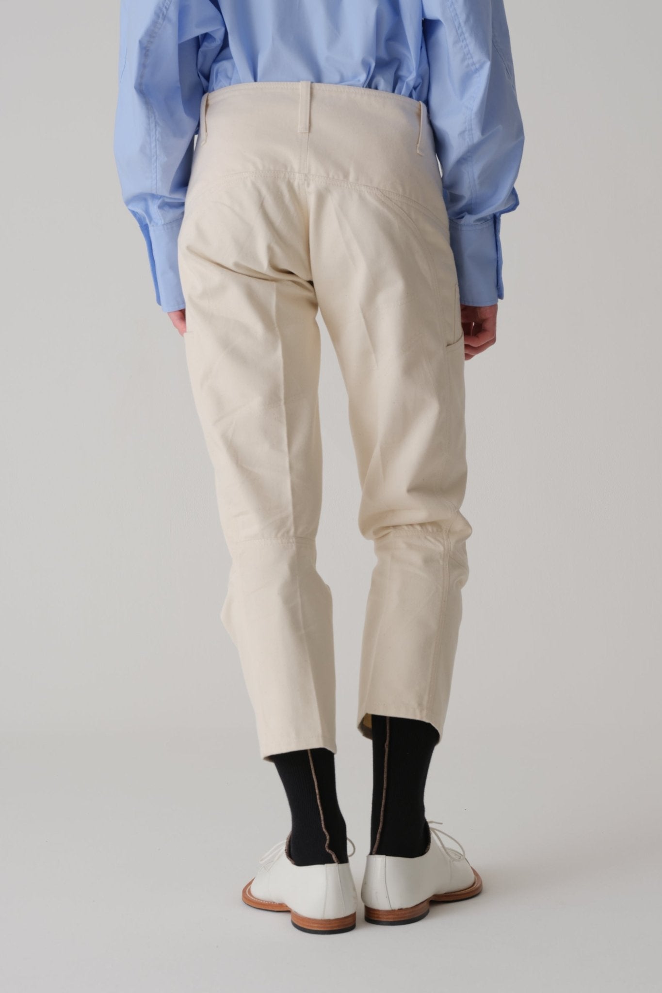Trousers 2036 - Organic Cotton 100% Drill - Natural - Christopher Nemeth - Trousers - Wholesale SS25 - 9 - 000000051 - 03