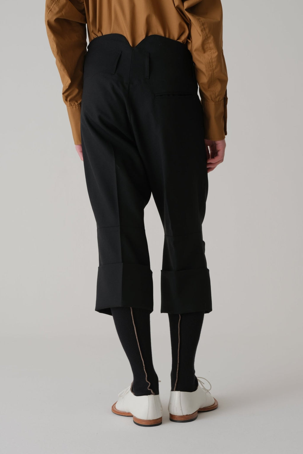 Trousers 386 - Wool 100% Tropical - Black - Christopher Nemeth - Trousers - Wholesale SS25 - 9 - 000000007 - 03