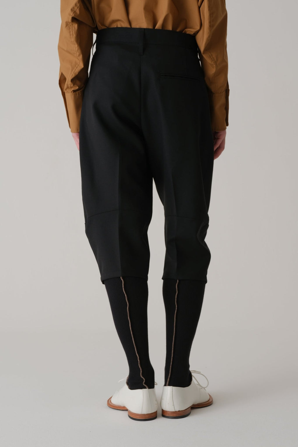 Trousers 438 - Wool 100% Tropical - Black - Christopher Nemeth - Trousers - Wholesale SS25 - 9 - 000000006 - 03