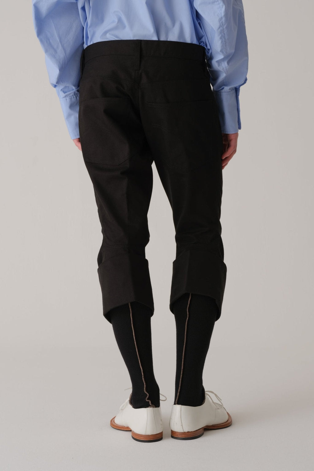 Trousers 733 - Organic Cotton 100% Drill - Black - Christopher Nemeth - Trousers - Wholesale SS25 - 9-000000046-03