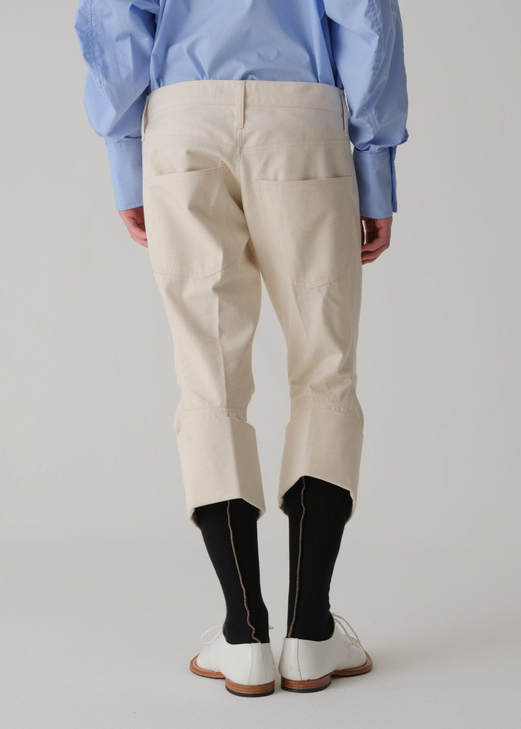 Trousers 733 - Organic Cotton 100% Drill - Natural - Christopher Nemeth - Trousers - Wholesale SS25 - 9-000000045-03