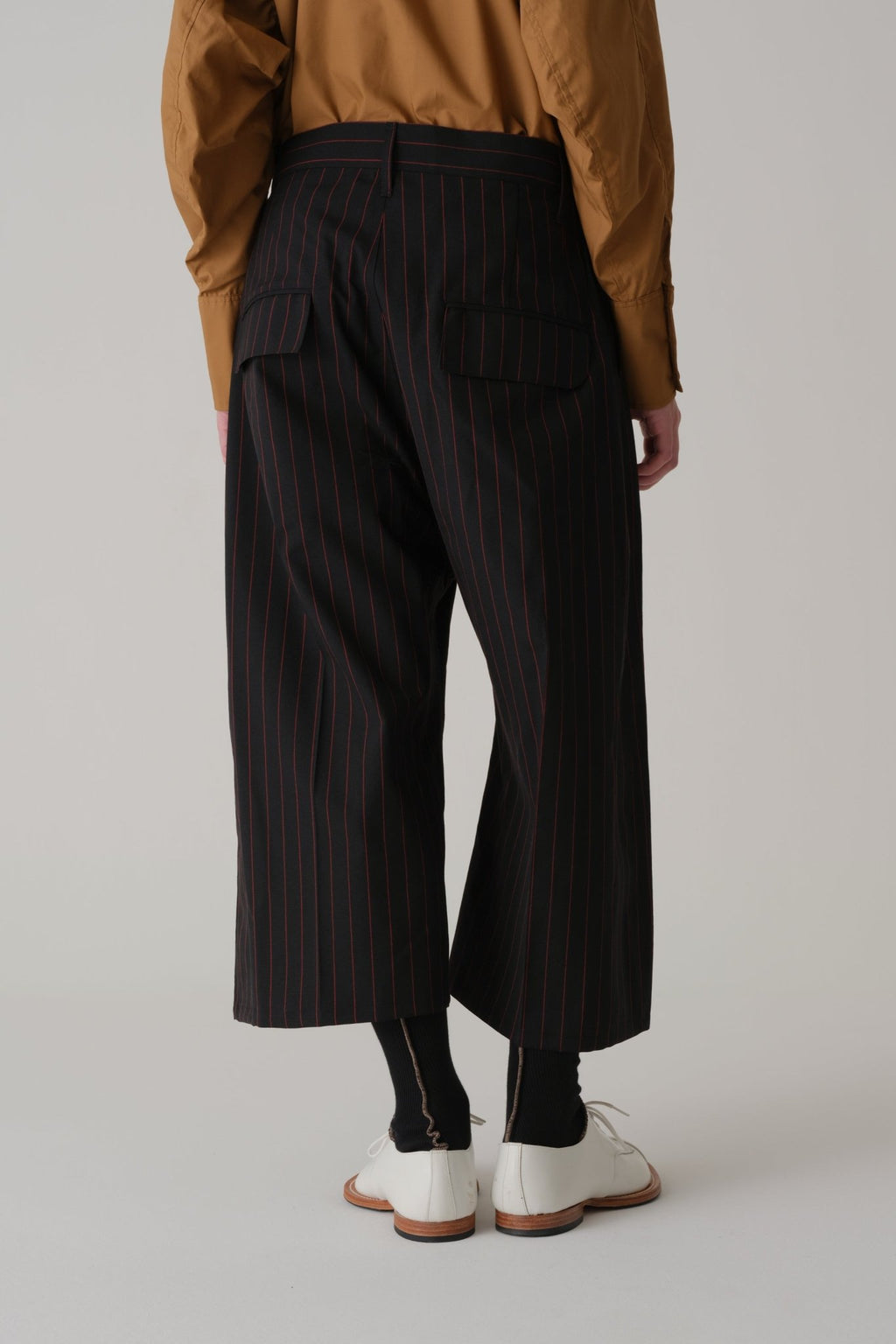 Trousers 8PT - Wool 100% Tropical - Red - Stripes - Black - Christopher Nemeth - Trousers - Wholesale SS25 - 9 - 000000032 - 02