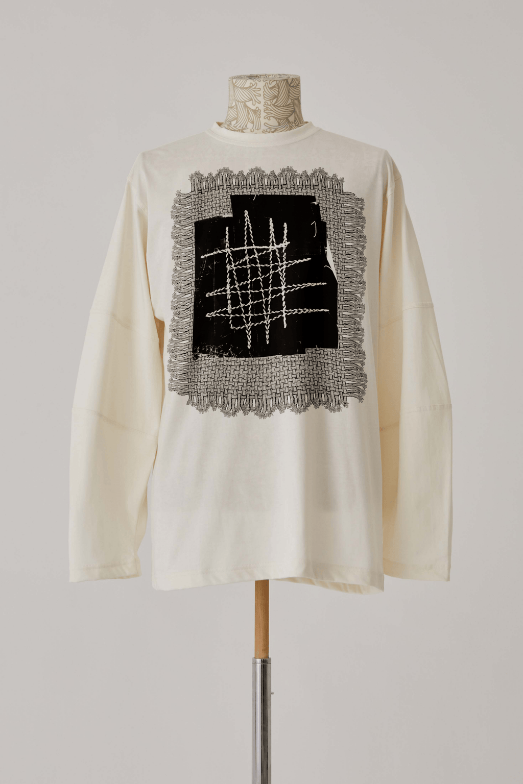 Tshirt 108 - Cotton100% Jersey - Lace Rope - White - Christopher Nemeth - Tops - Online Store - 0 - 00287 - 03