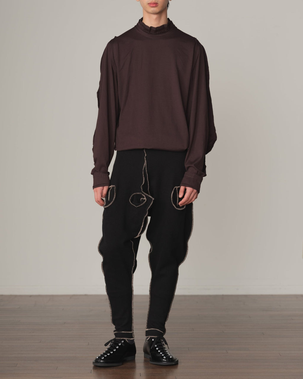 Tshirt 170 - Cotton100% Jersey - Brown - Christopher Nemeth - Tops - Shop - 0-01384-05