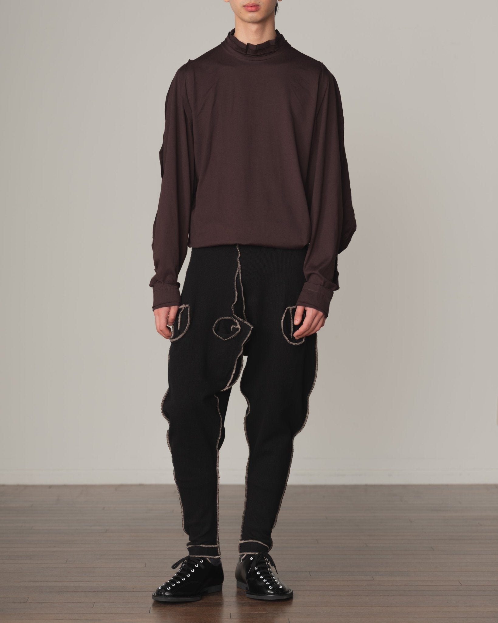 Tshirt 170 - Cotton100% Jersey - Brown - Christopher Nemeth - Tops - Shop - 0-01384-05