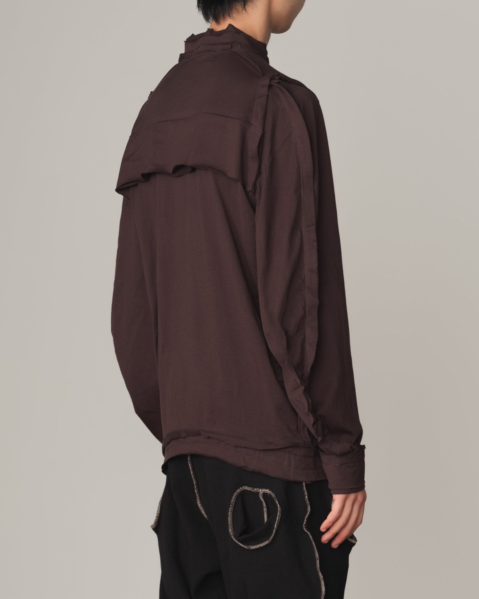 Tshirt 170 - Cotton100% Jersey - Brown - Christopher Nemeth - Tops - Shop - 0-01384-05