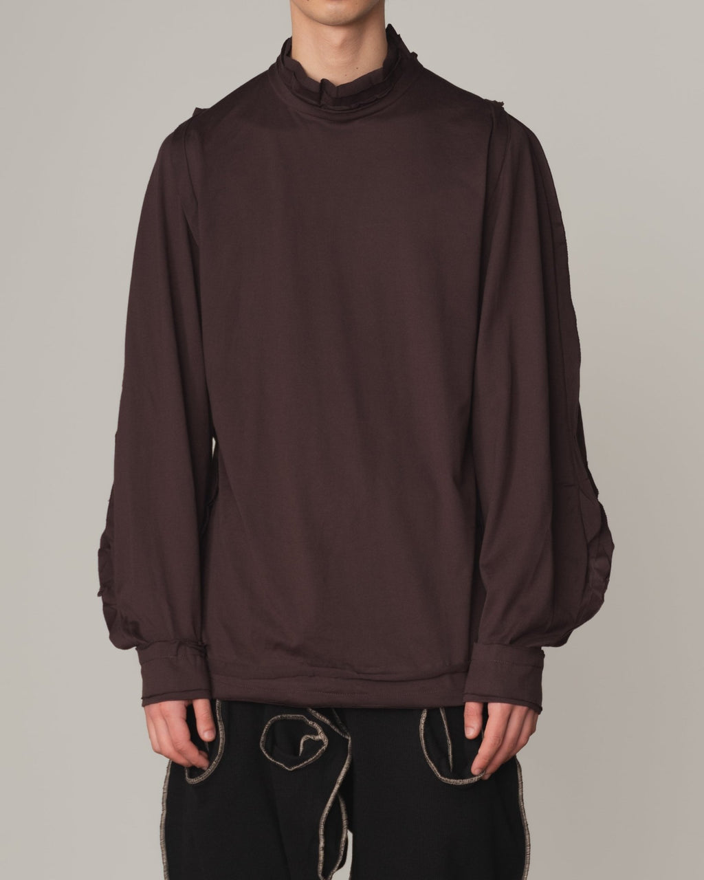 Tshirt 170 - Cotton100% Jersey - Brown - Christopher Nemeth - Tops - Shop - 0-01384-05