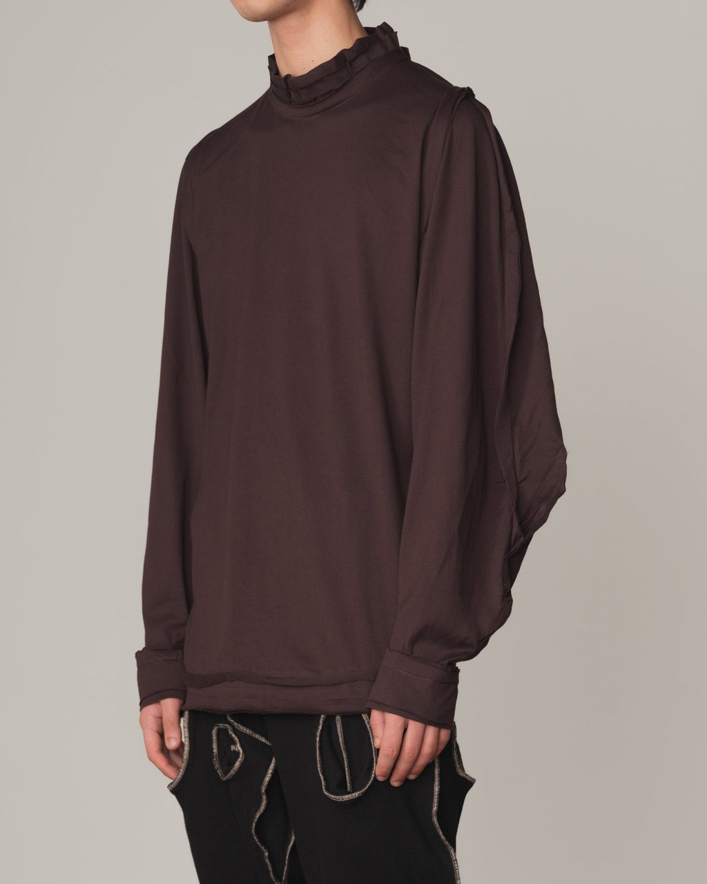 Tshirt 170 - Cotton100% Jersey - Brown - Christopher Nemeth - Tops - Shop - 0-01384-05