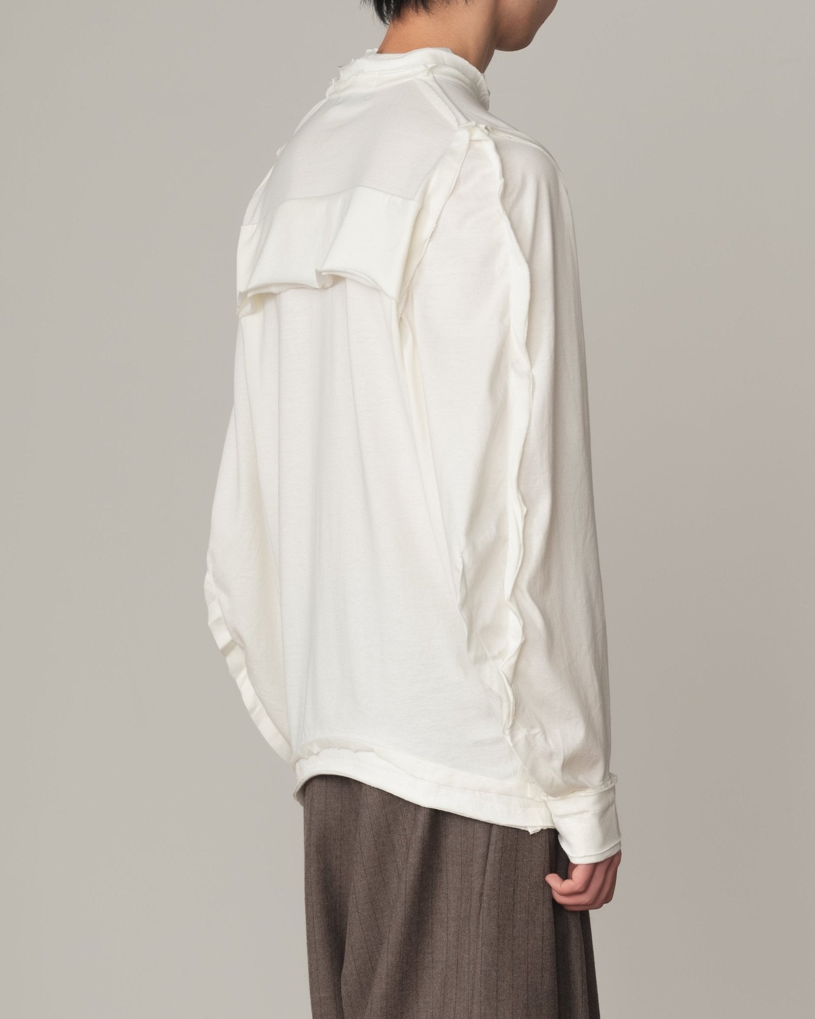 Tshirt 170 - Cotton100% Jersey - Ivory - Christopher Nemeth - Tops - Shop - 0-01387-08