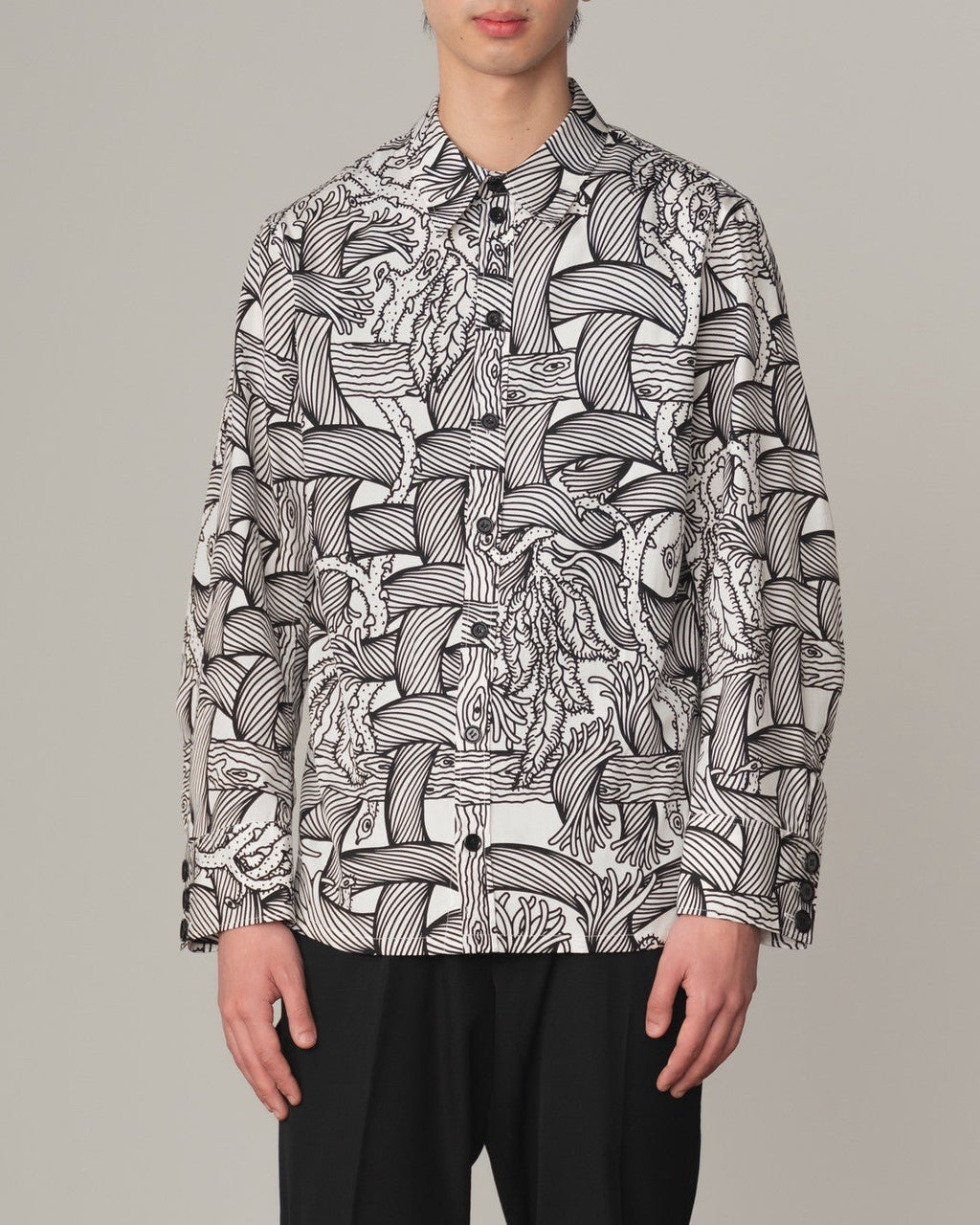 Tshirt Printed - Cotton100% Jersey - Bubble Rope - Off White - Christopher Nemeth - Tops - Online Store - 0-00515-03