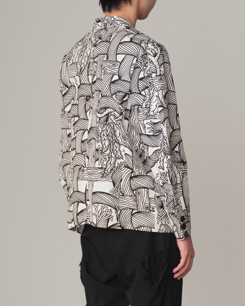 Tshirt Printed - Cotton100% Jersey - Bubble Rope - Off White - Christopher Nemeth - Tops - Online Store - 0-00515-03