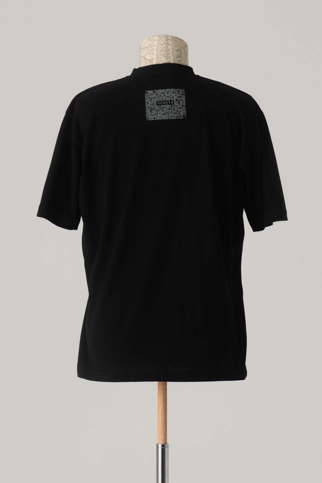 Tshirt Printed - Cotton100% Jersey - Cutout Rope - Oval - Black - Christopher Nemeth - Tops - Online Store - 0 - 00359 - 03