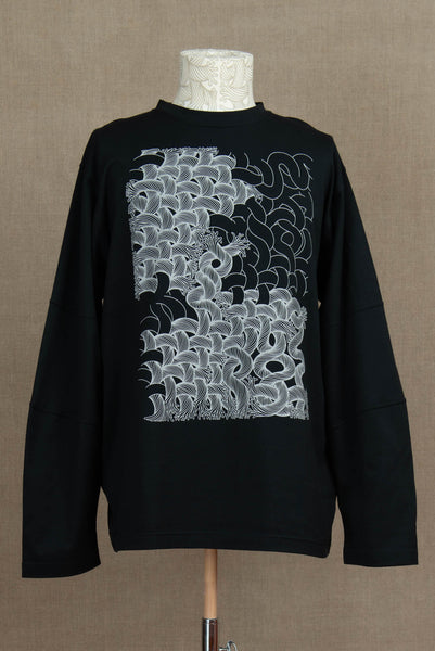 Christopher NEMETH Archive Japan Gray Light Gray Sweatshirt Shirt Rope  Logo