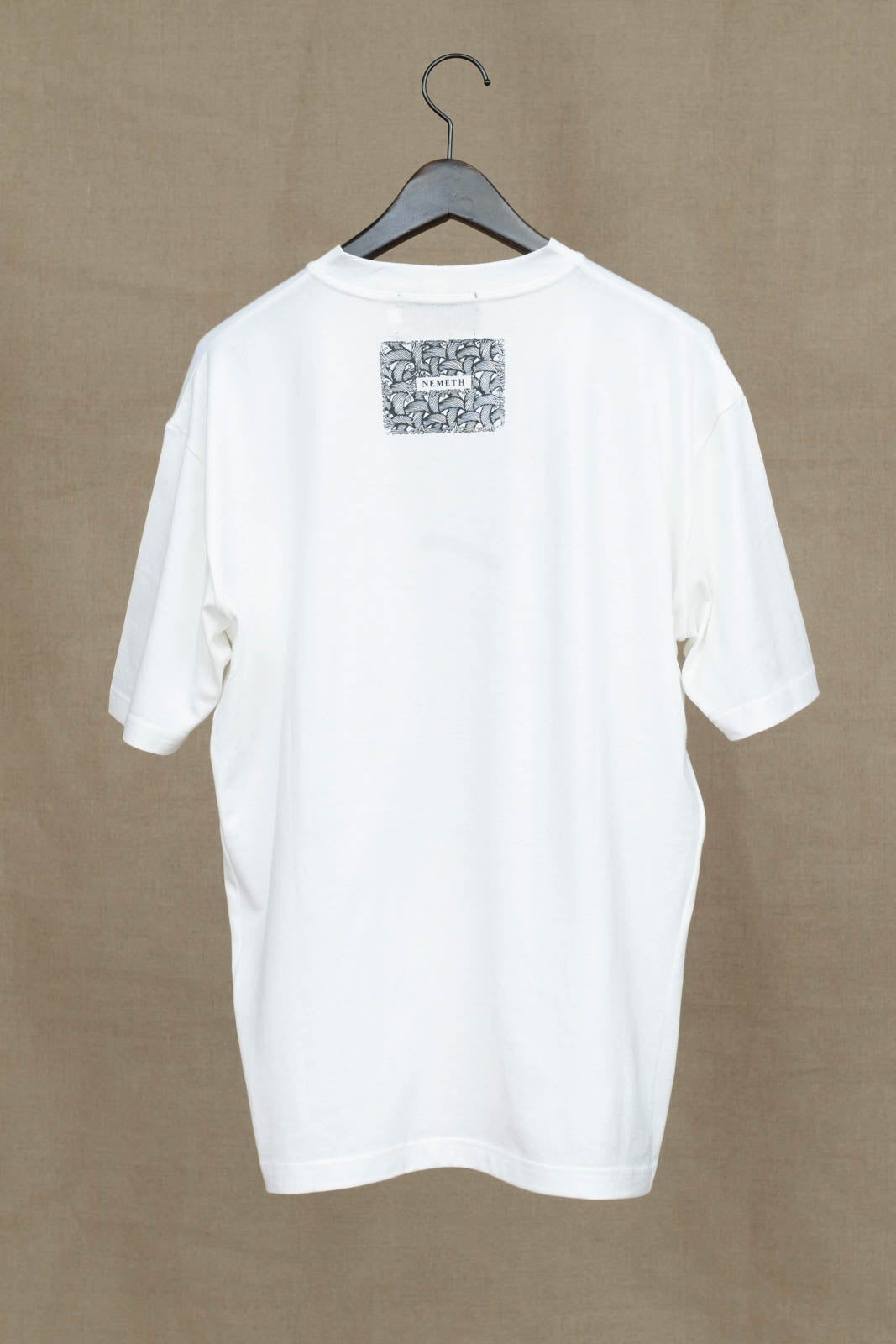 Tshirt Printed- Cotton100% Jersey- Embroidery Rope- White