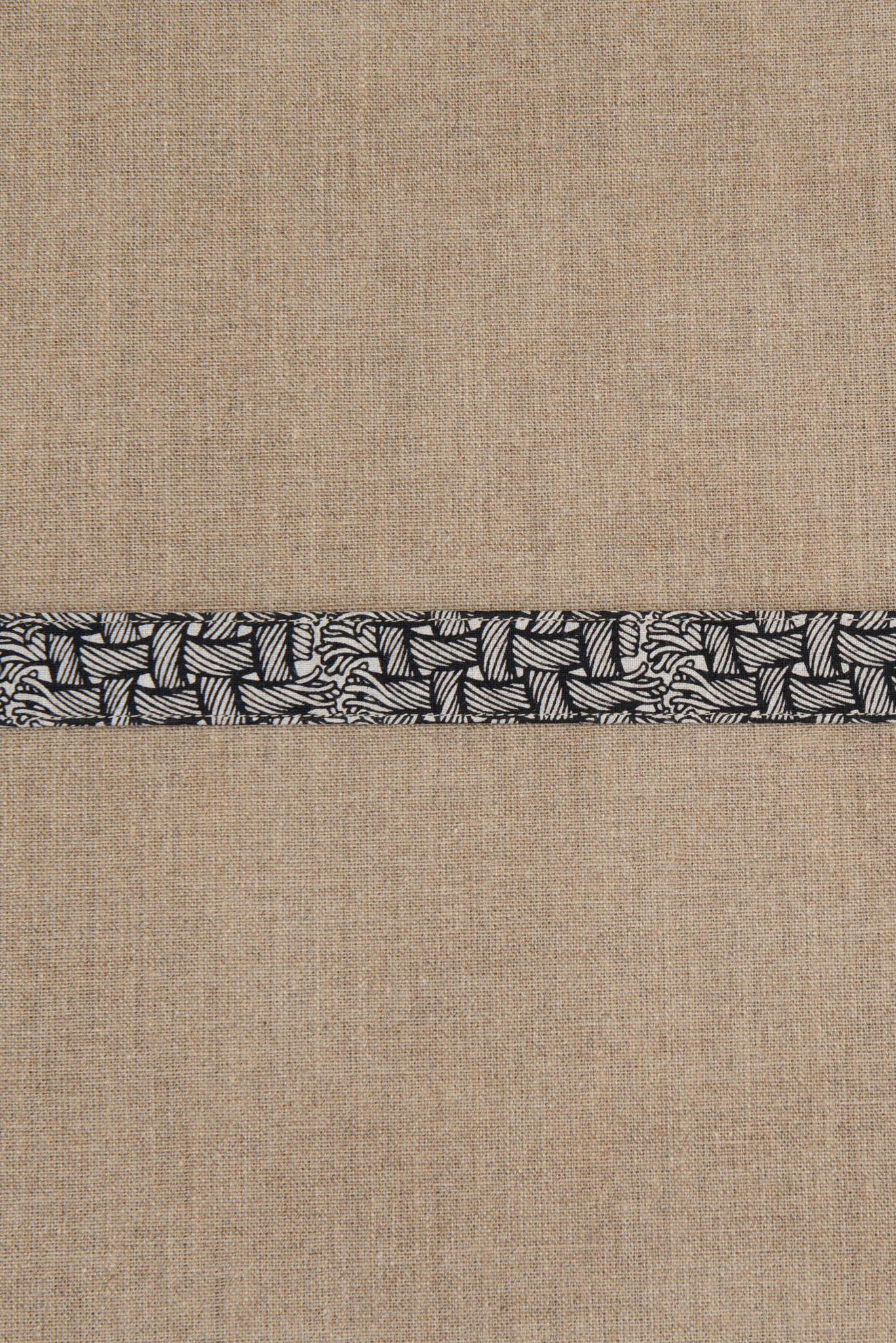 Belt Leather - Linen100% Bonding - M Rope Print - Raw - Christopher Nemeth - Accessories - Online Store - 0 - 00650 - 03