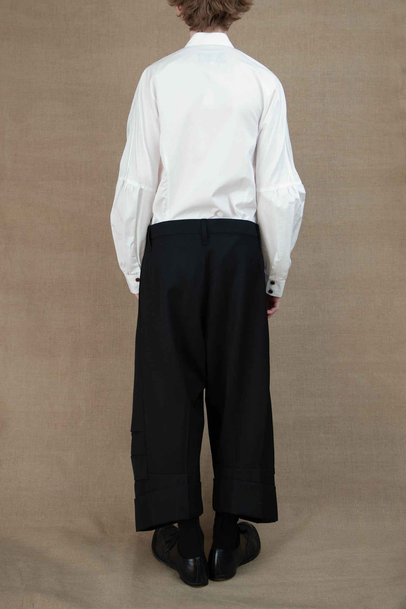 Christopher Nemeth black pants white stitch and gauze 90's · About Glamour  · Online Store Powered by Storenvy
