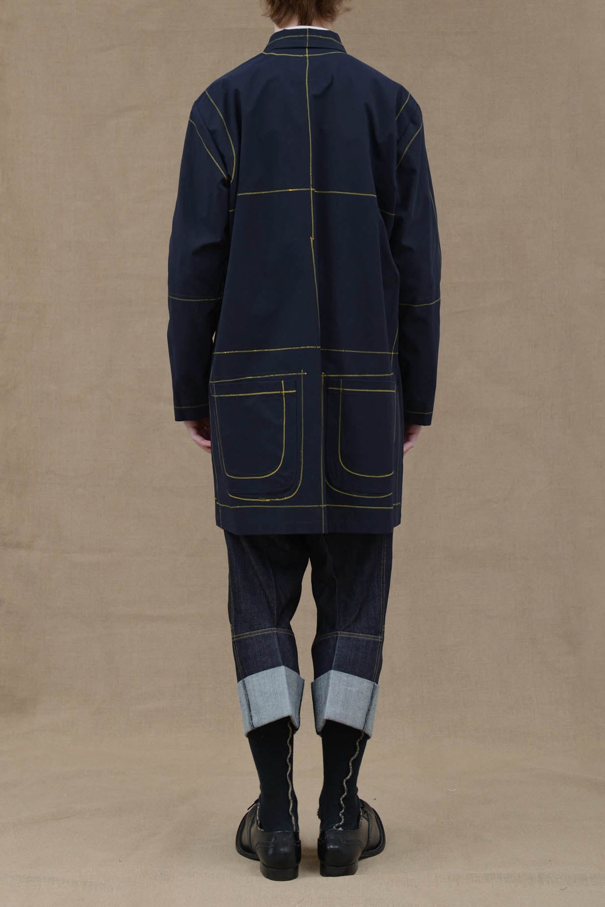 Christopher Nemeth Tokyo Street Style w/ Distressed Hat, Rope Print Shirt,  Drop Crotch Pants, Tassel Bag & Mihara Yasuhiro Boots – Tokyo Fashion