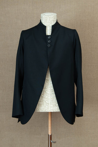 Jacket 3861- Wool100% Gabardine- Black