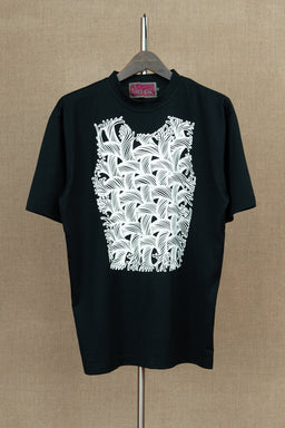 Tshirt Printed- Cotton100% Jersey- Iron Rope- Black