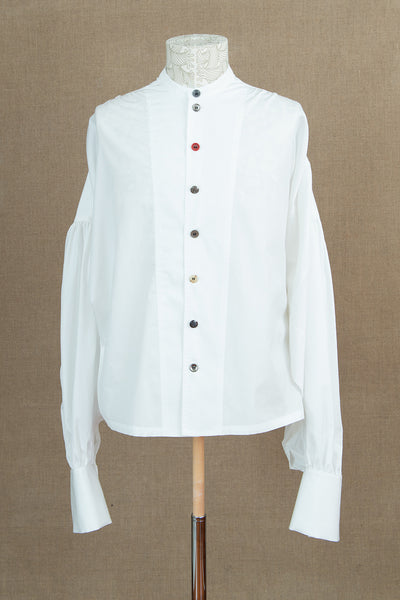 Shirt 87- Cotton100% Broad- White