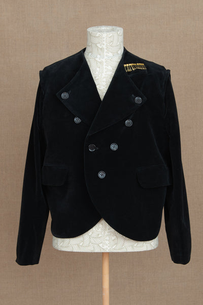 Jacket 30B- Cotton100% Velveteen- Black